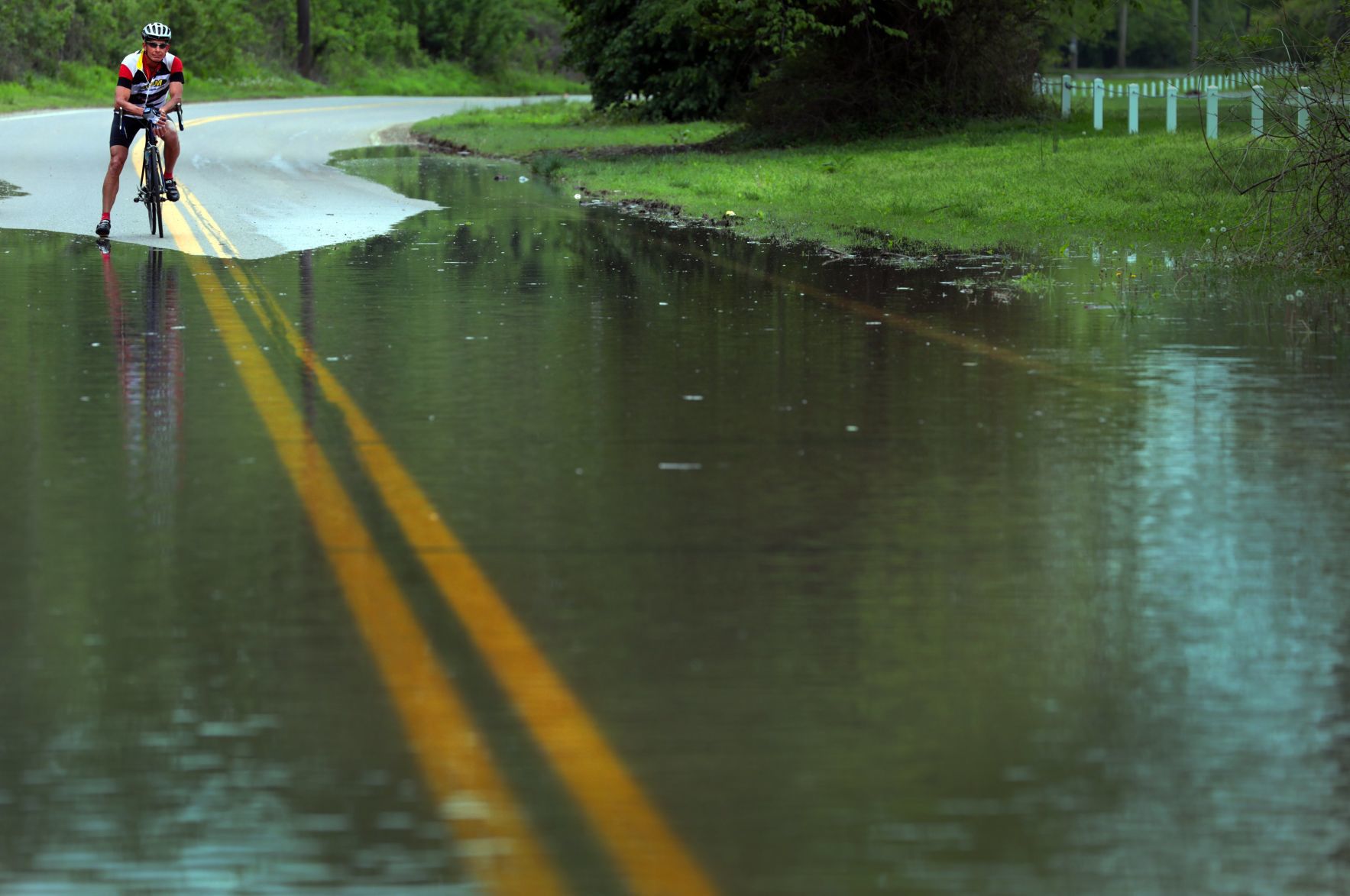 Meramec River on the rise
